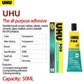 50ML Original UHU POR Glue Adhesive Quick-Setting Special Adhesive for Polystyrene Model-Making Glue Waterproof Transparent