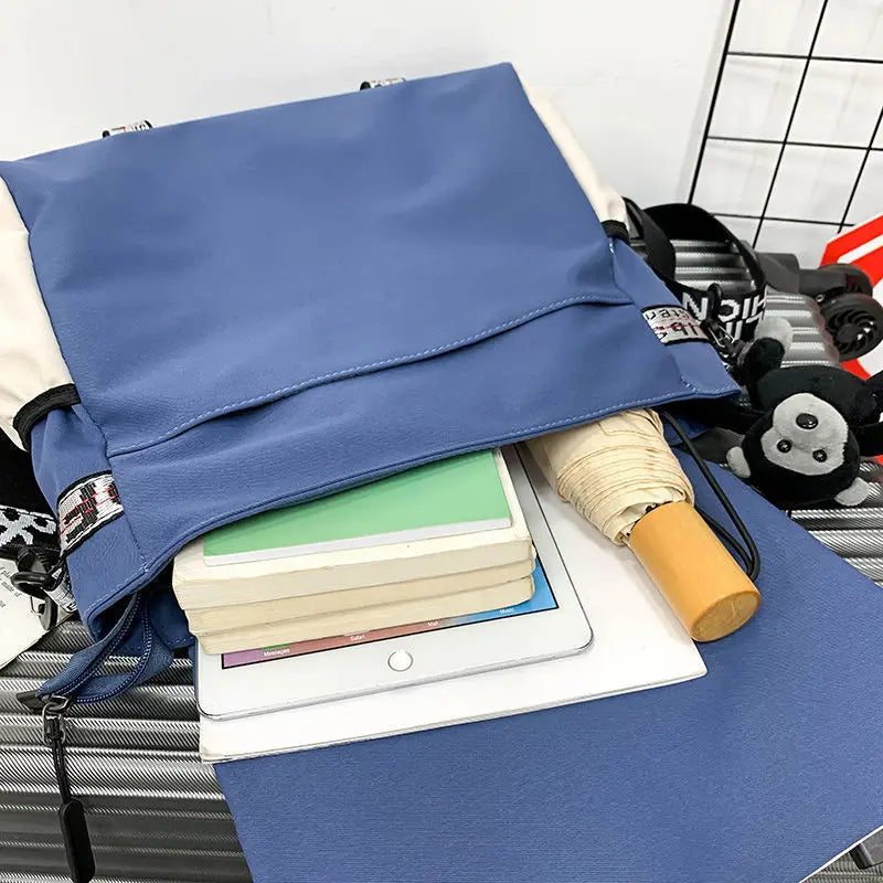 Men's Messenger Bag Japanese Fashion Large Capacity Handbags Shoulder Bag Casual Student Canvas Bag Nylon Tooling Crossbody Bags