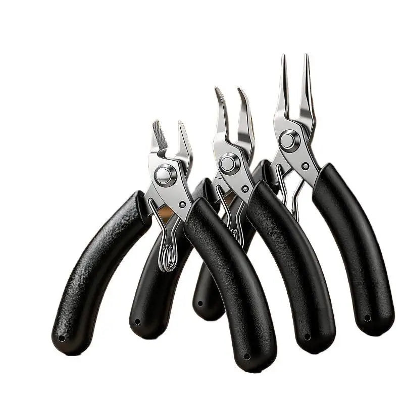 Stainless Steel Mini Needle Nose Pliers Curved Nose Pliers Jewelry Making Hand Tool Pliers For DIY Bracelet Jewelry Making Tool