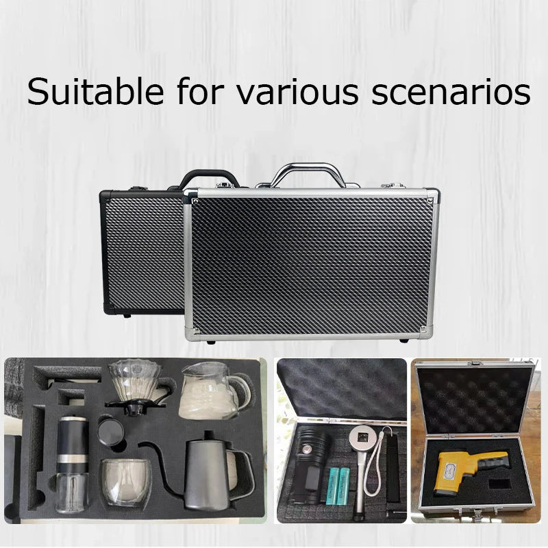 Foam Tool Box Organizer Aluminum Suitcase Tool Case for Mechanic Hardware Toolbox Storage Boxes Hard Case Tool Box Flight Case