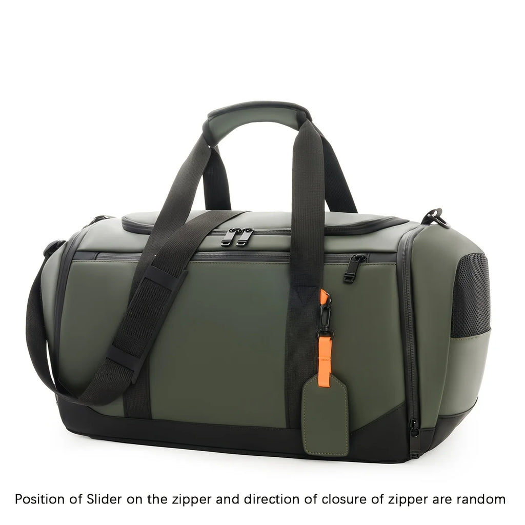Large Capacity Travel Bag,Portable Overnight Duffel Bag,Sport Fitness Bag with Multiple Compartments And Shoe Compartment
