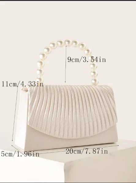 New Satin Dinner Bag High-end Banquet Clutch Bag Dress Fashion Clutch Small Square Bag Metal Chain Shoulder Bags Wedding Part
