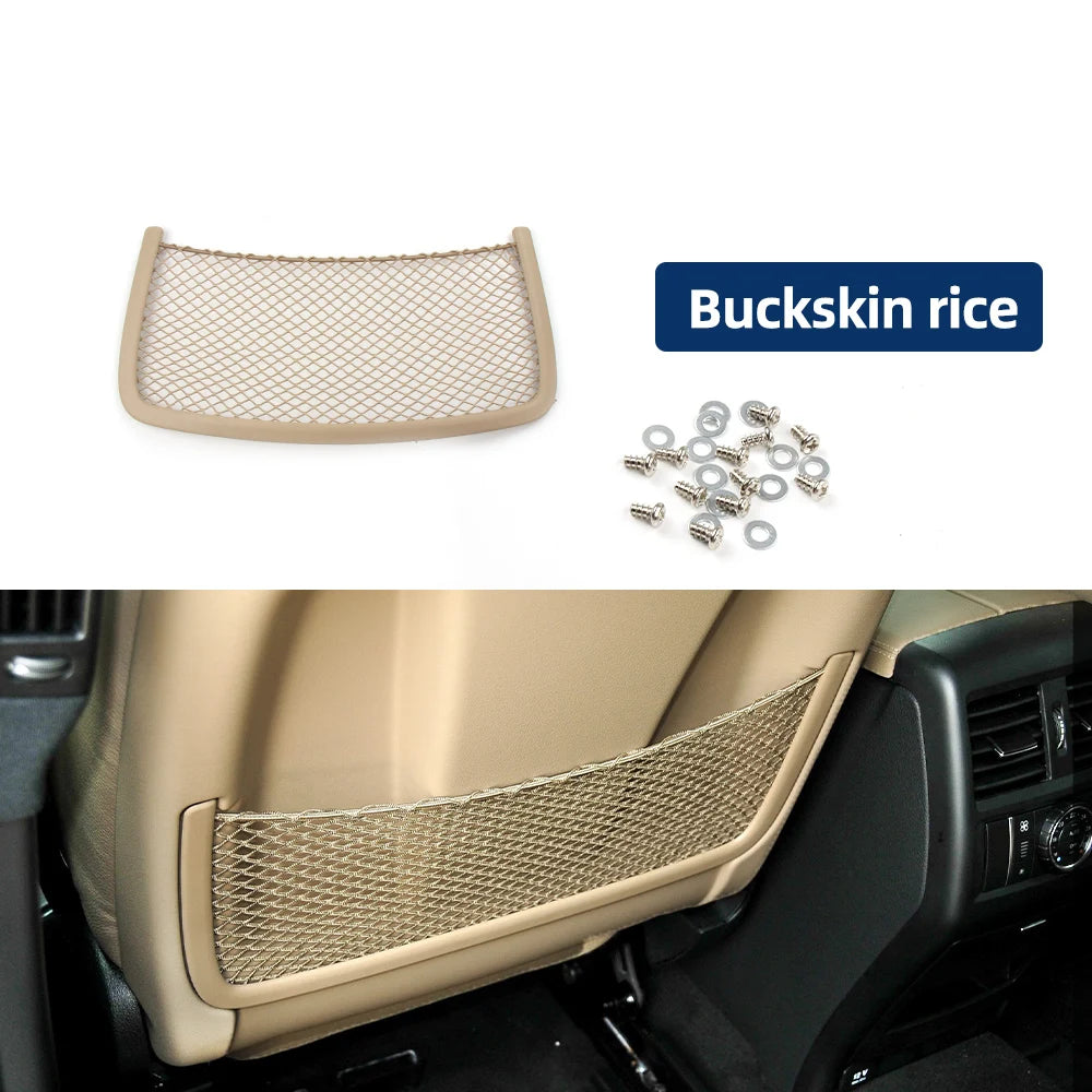 For Mercedes Benz ML GL GLS GLE Class W166 W164 W251 Car Seat Back Storage Bag Mesh Bags Multi Function Net Bag Net Pocket