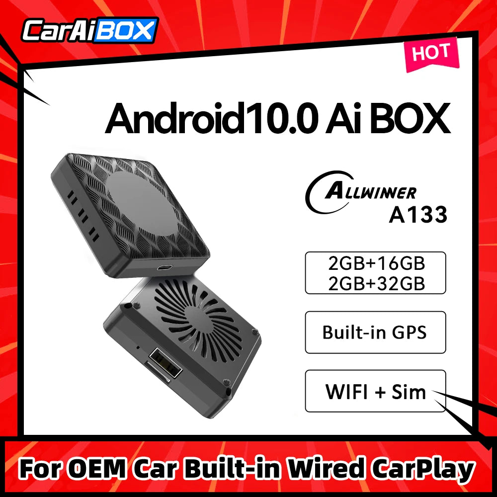 TrolinkTek Wireless CarPlay Adapter with OTA Upgrade Function, Continuously Optimize Compatibility, Solve Connection Delay and Disconnect Issues, Practical Wired to Wireless Carplay Gear for Daily Commute Driving