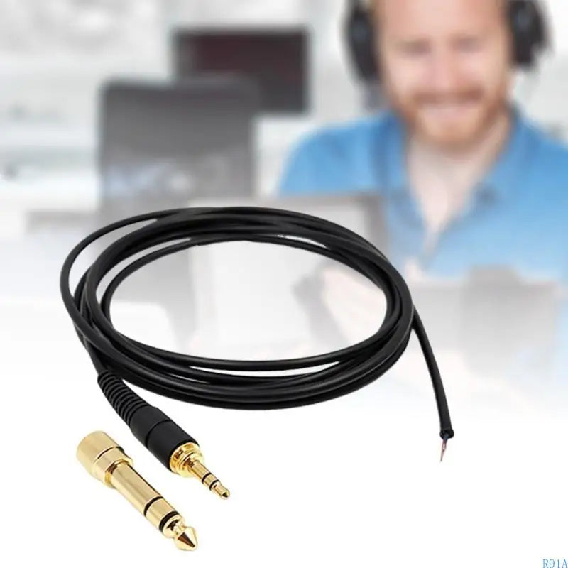 R91A Replacement Sound Cable 6.5mm for DT770 DT880 DT990 MDR-7506 Headphones Cord