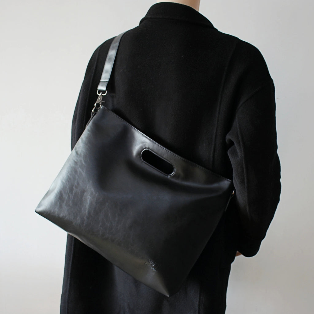 European And American Fashion Retro Patent Leather Shiny Surface Handbag Multifunctional Portable Single Shoulder Crossbody Bags