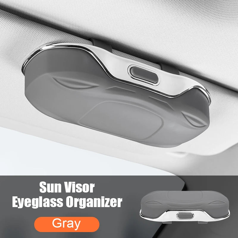 Car Visor Sunglasses Glasses Case Eyeglass Storage Box for BYD Song Plus Atto 3 Seal U DM I Sealion 7 Dolphin Mini Accessories