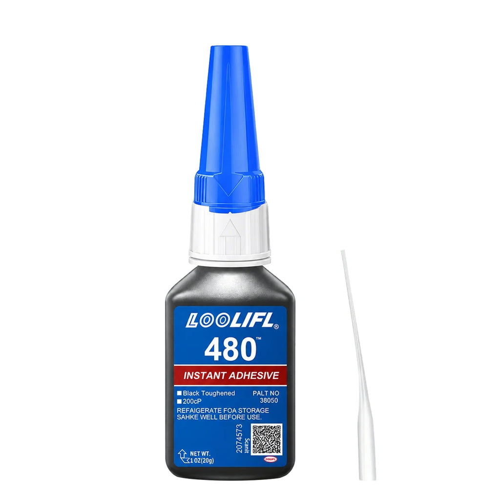 LOOLIFL Super Glue 401 406 414 480 495 496 380 480 Cyanoacrylate Instant Adhesive Suitable for Super Bonding of All Materials