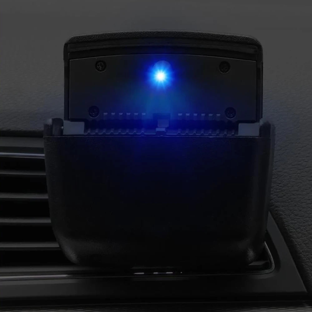 Universal Car Ashtray With LED Lights Auto Cigarette Smokeless Portable Ash Tray With Cover Creative Multi-function Car Supplies