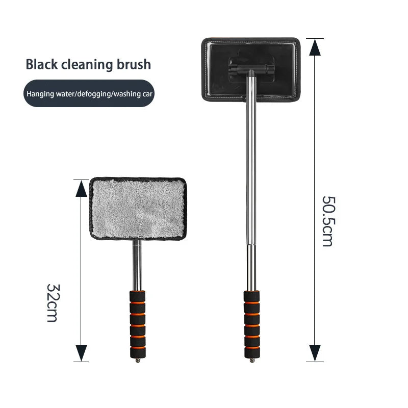 Car Front Windshield Defogging Brush Telescopic Long handle Car Household Glass Clean Brushes Dust Remover Tool 2025 New