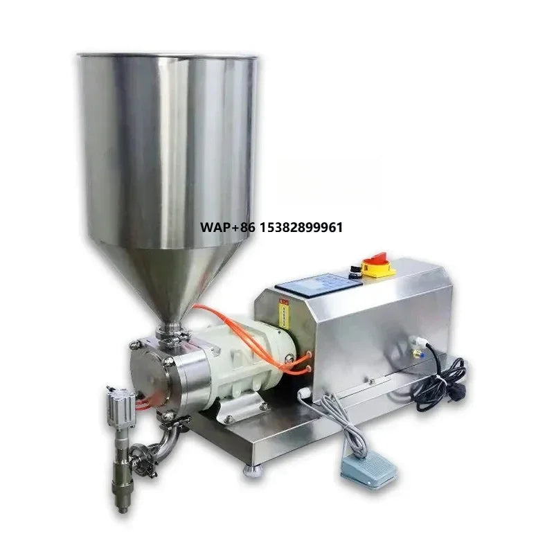 Semi-automatic Servo Motor Filler WIth Weight for Wine Olive Vegetable Oil Molasses Liquid Filling Machine