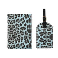 Leopard Print PU Leather Passport Cover Holder  Travel Accessories Set Slim Wallet Ultra-thin Cardholder Pouch ID Card Slot