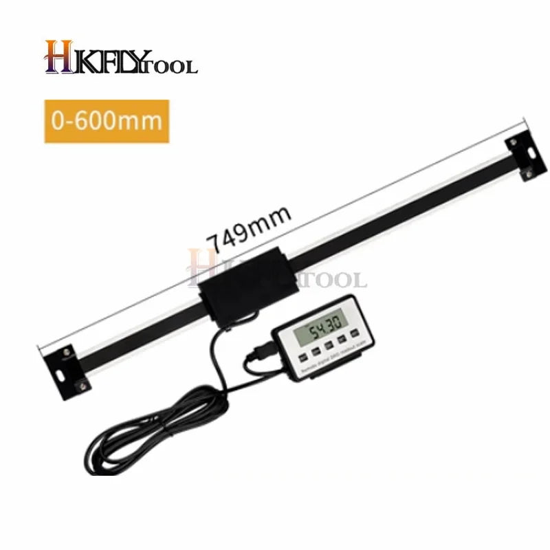 0-150/200/300/400/500mm 0.01 mm DRO Magnetic Remote Digital Readout Digital Linear Scale External Display Measuring Tool