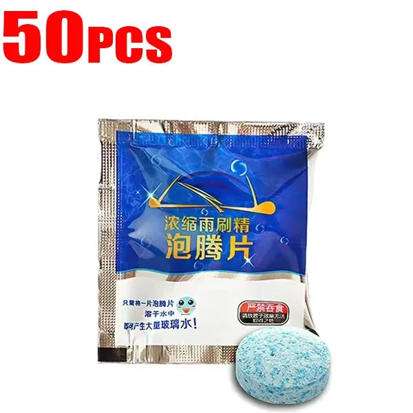 Solid Car Windshield Cleaner Effervescent Tablets Windscreen Window Glass Dust Wiper Car Cleaning Tool Car Accessories