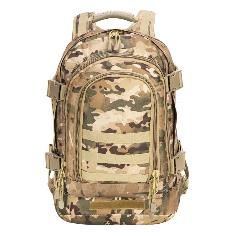 60L Military Tactical Backpack for Men Army Expandable 3 Day Assault Pack Molle Bug Out Bag for Camping Hiking Rucksack Fishing