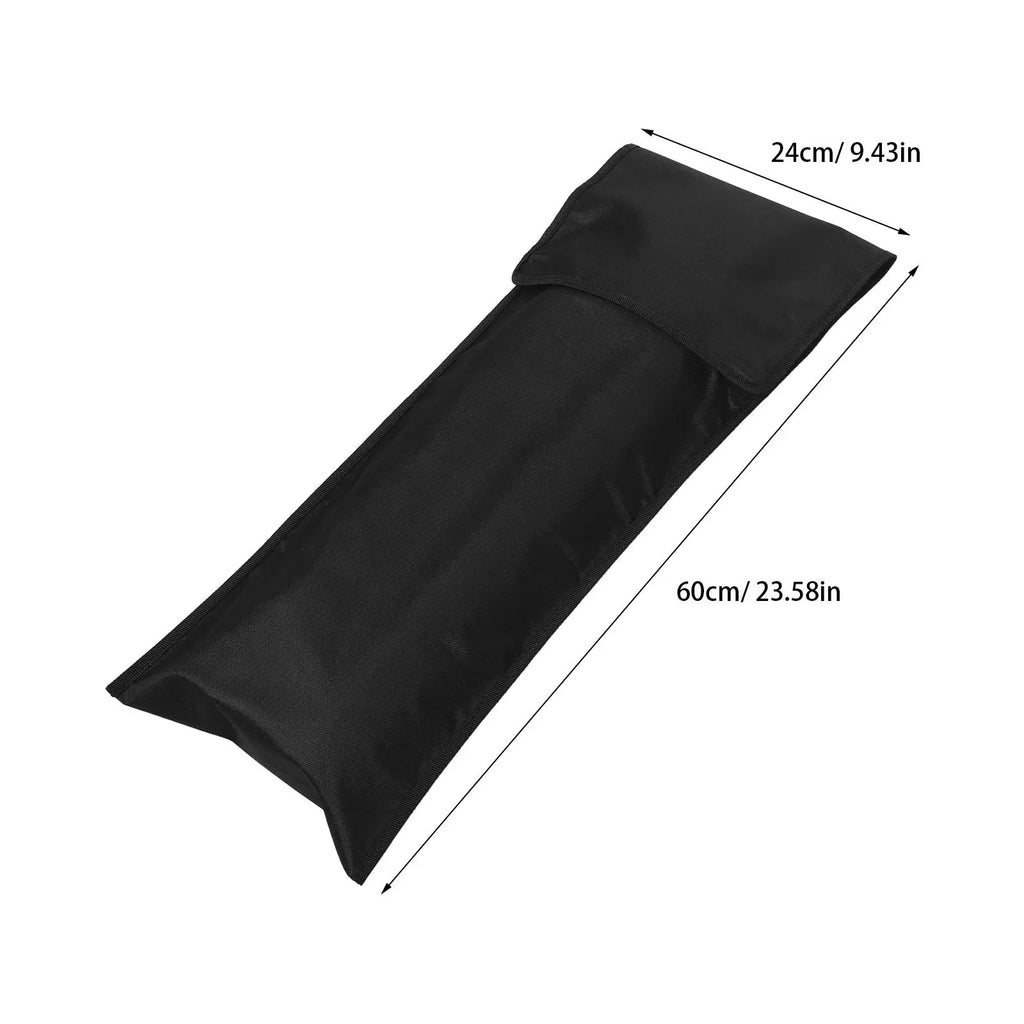 BBQ Tools Case Large Capacity BBQ Utensils Storage Bag Oxford Cloth Skewer Carry Case for Outdoor Grilling Picnic Camping