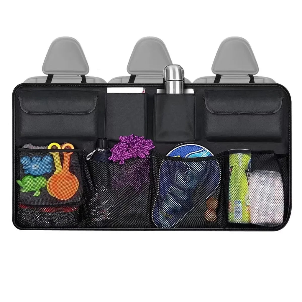 Car trunk storage bags Universal car rear seat backrest hanging bags Backseat net bags car storage boxes Auto storage bags