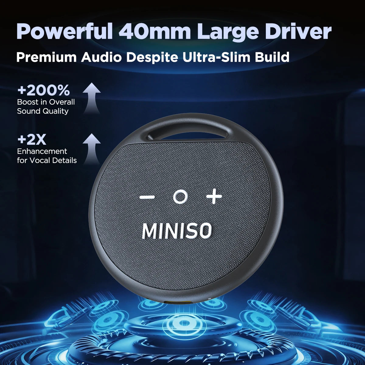 MINISO M106 Pillow Speaker Built-in White Noise Portable Bluetooth Speaker Ultra-Thin Wireless Sleep Speaker For Side Sleeper