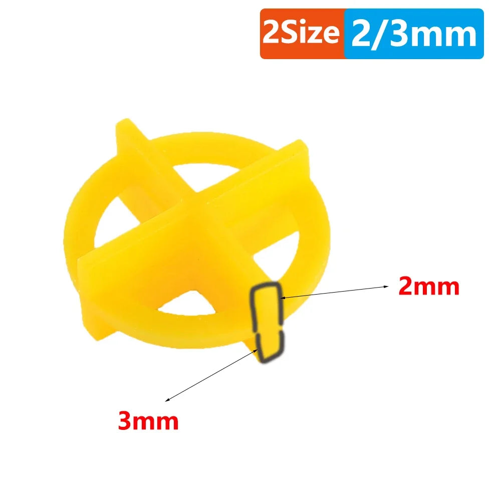 50/100/300Pcs Porcelain Tile Spacers Clips Wedge Ceramic Leveling System Floor Wall Tile Gap Leveling System Construction Tools