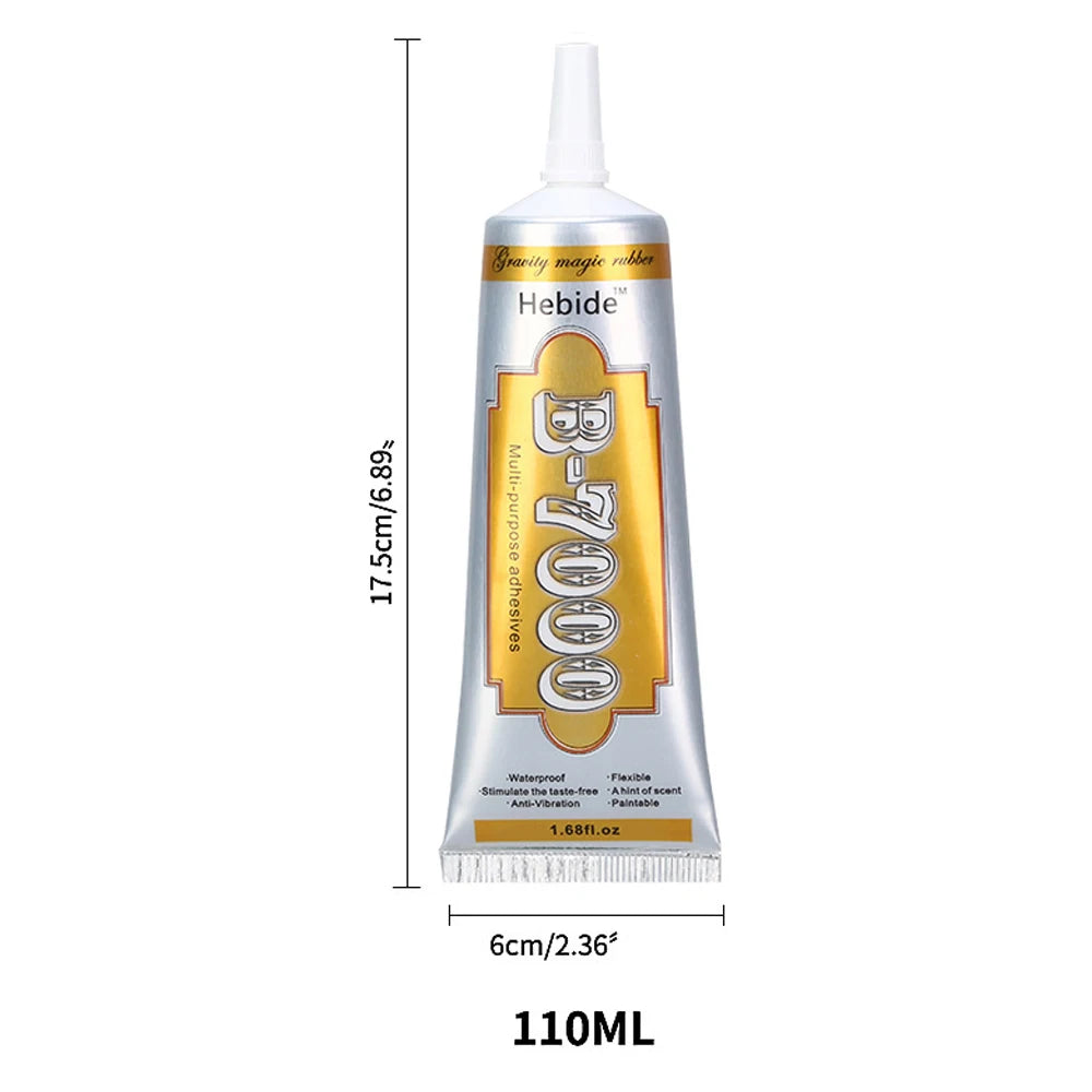 15/25/50/110ML B-7000 Glue Safety Materials Upgraded Clear Contact Phone Repair Universal Glass Plastic DIY B7000 Adhesive