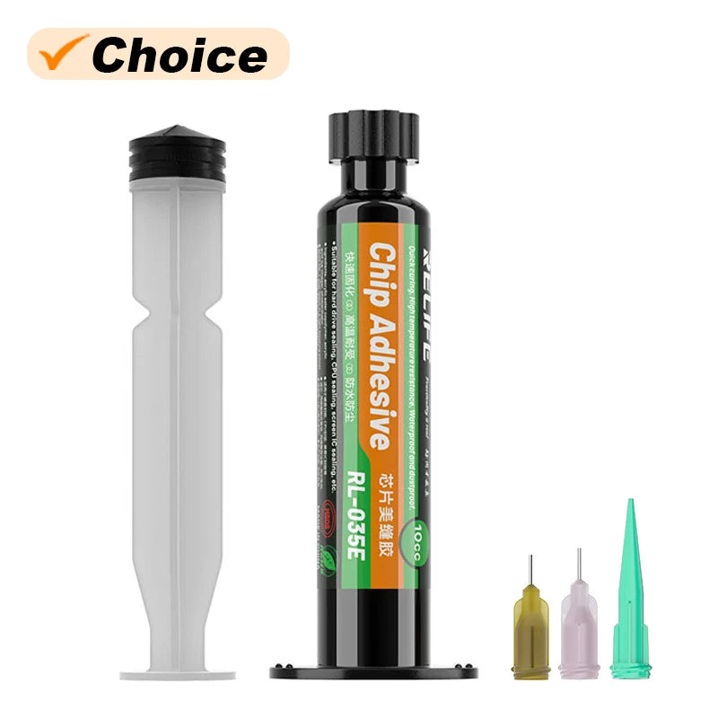 RELIFE RL-035E BGA Chip Seam Glue High Temperature Resistance for Curved Flat Screen Mobile Phone Repair Chip Adhesive