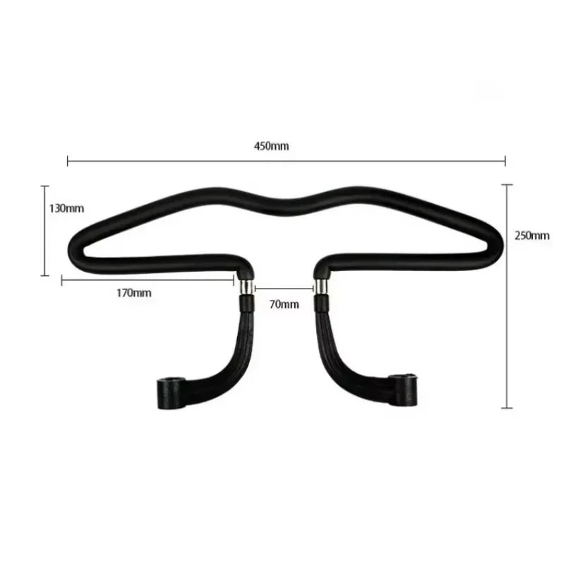 450*250mm Universal Soft Car Coat Hangers Back Seat Headrest Coat Clothes Hanger Jackets Suits Holder Rack Auto Supplies