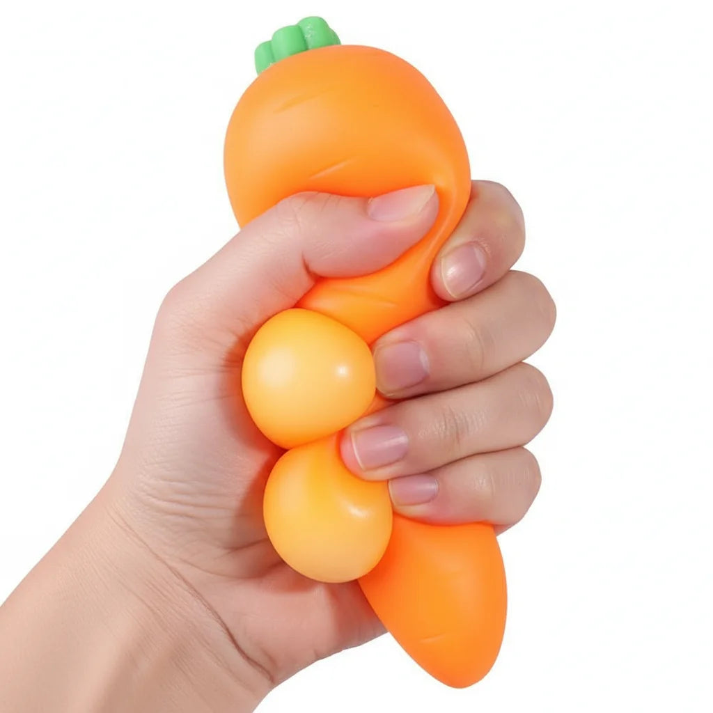 Carrot Squishy Games Sausage Carrot Vegetable Giant Stress Toy Sensory Fun For Kids Teens & Adults Carrot Skateboard Squish1/2/3