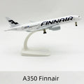 Toy Airplane Airbus 20CM Alloy Aircraft Model A350 Finnair Airplane Model Gift For Friends Toy plane For Children