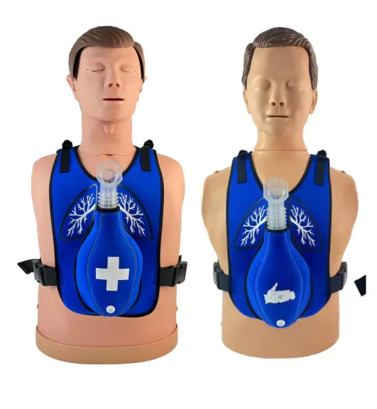 Heimlich Maneuver Vest Adult/Child Anti Choking CPR Training Simulator First Aid Training Wearable Vest Practice Model