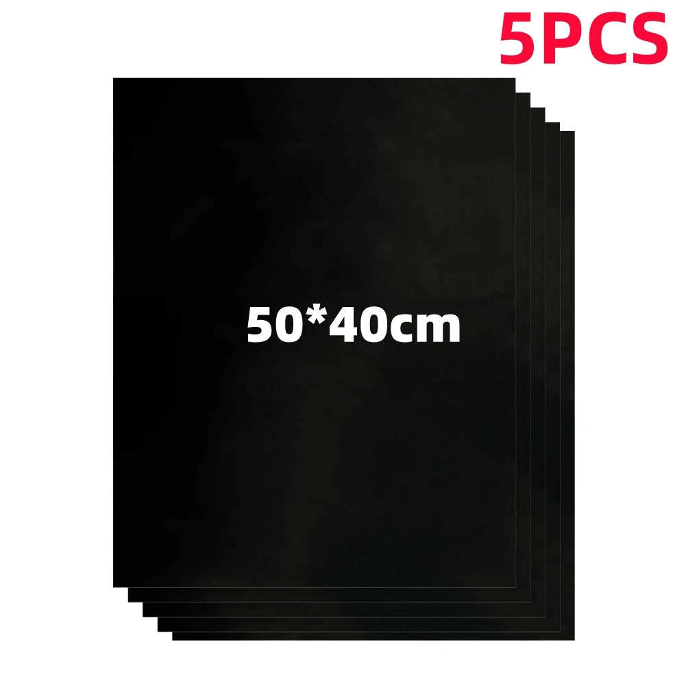 1-20PCS Non-stick BBQ Grill Mat Barbecue Outdoor Baking Mat Reusable BBQ Cooking Grilling Sheet for Party Grill Mat Kitchen Tool