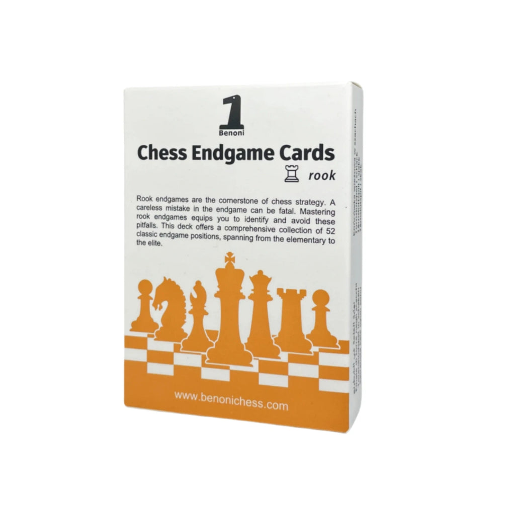 Benoni Chess Openings Cards -  Best gift for chess lovers to study chess strategy, tactics, opening moves