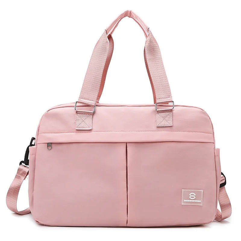 Large Capacity Lightweight Multifunctional Sports Yoga Travel Bag Women's Handheld Fitness Bag Oxford Cloth Breathable Durable