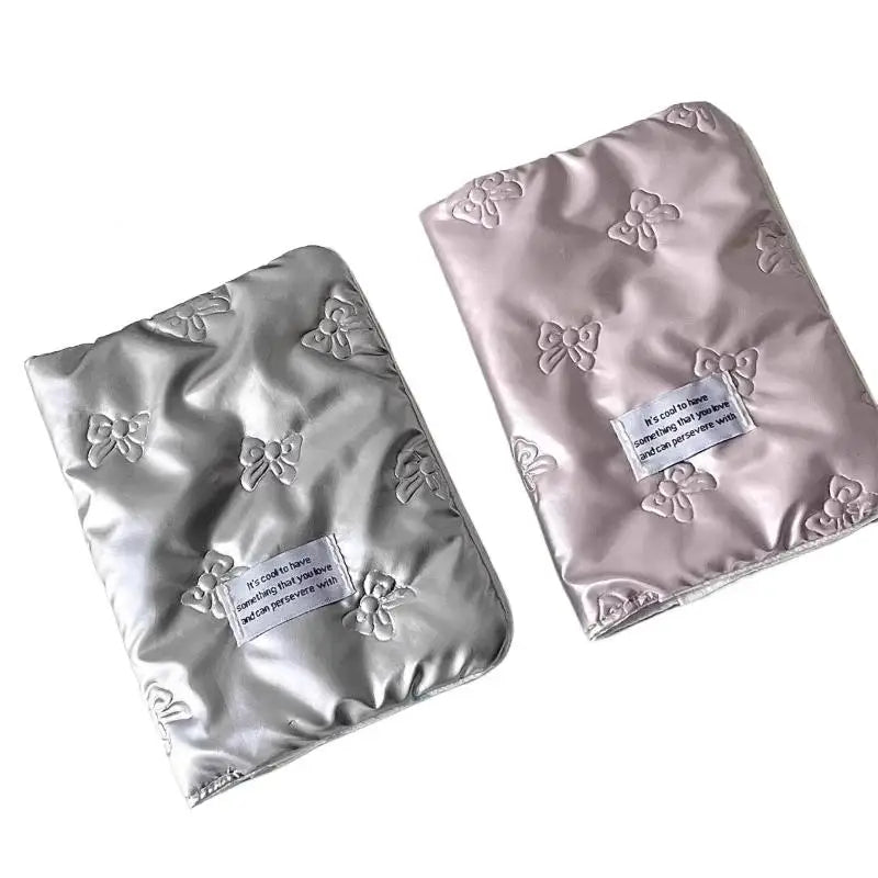 ●Creative Pink Silver Passport Cover PU Multi-function Certificates Passport Bag Bowknot Anti Theft Card Holder