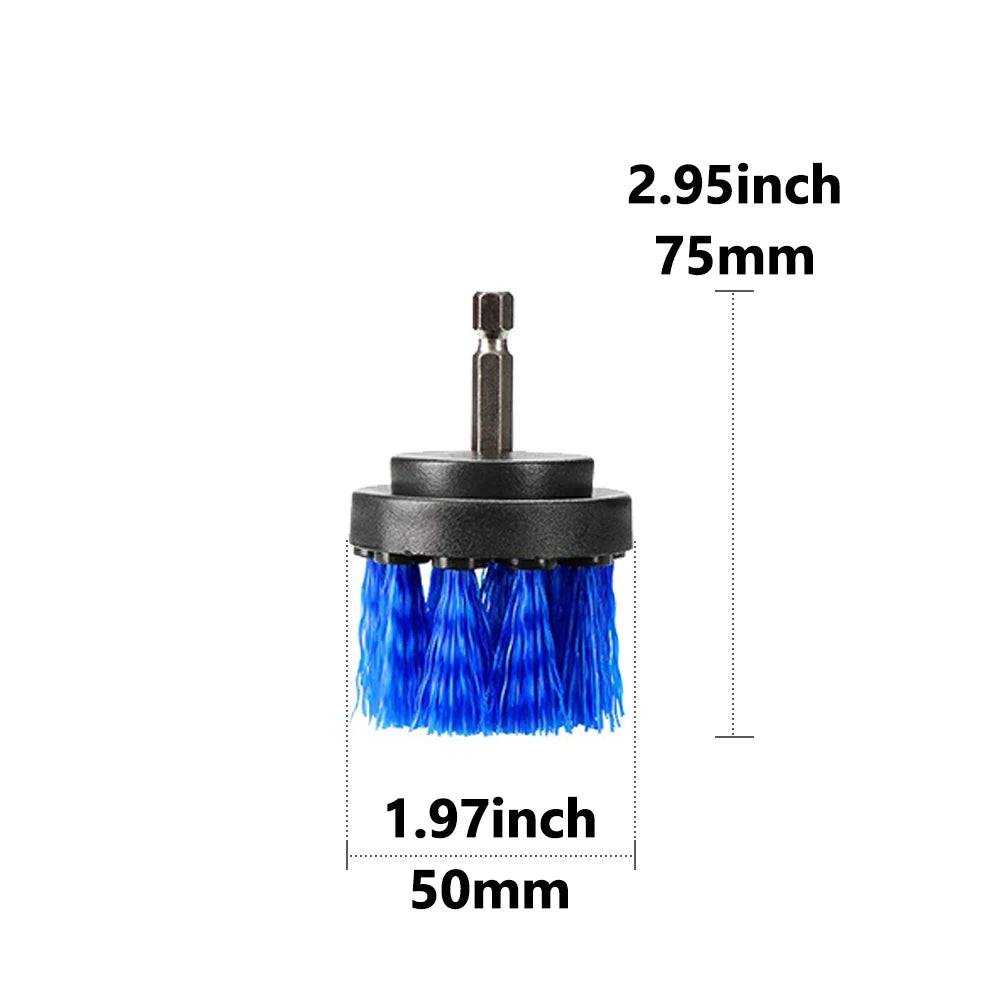 Drill Brush Attachments Set Polish Sponge Power Scrubber Brush All Purpose Clean For Grout Tiles Sinks Bathtub Bathroom Kitchen