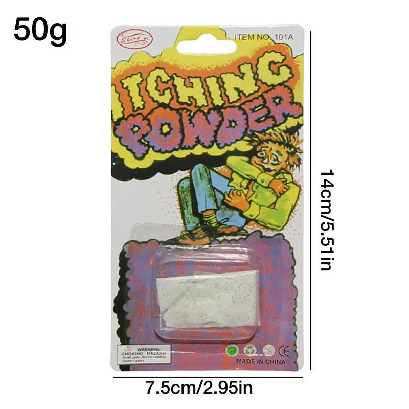 10PCS Itch Itching Powder Packages Halloween Trick Prop Itching Powder Prank Halloween Party Supplies ﻿
