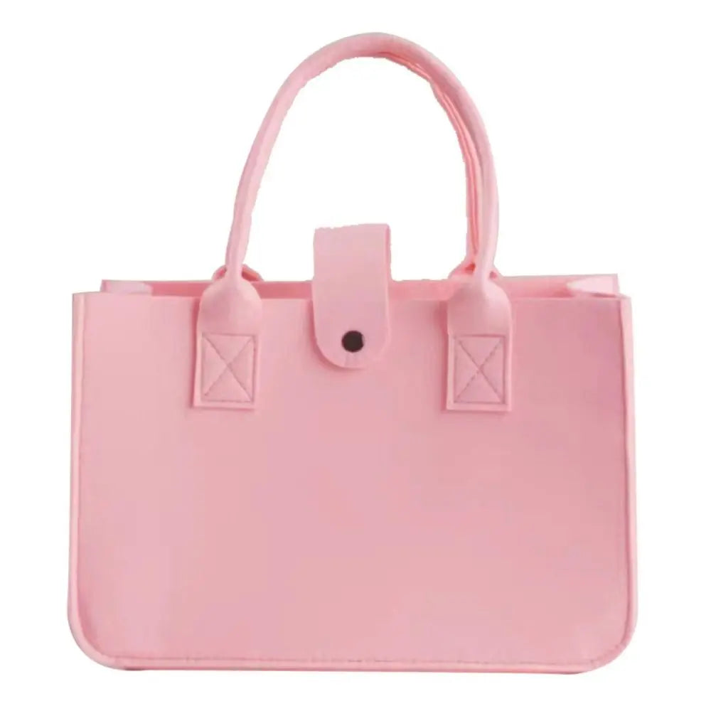 Portable Large Capacity Mummy Bag  Women Felt Shoulder Bag Simple Solid Color Messenger Bag Handbag Travel Casual Crossbody Bags
