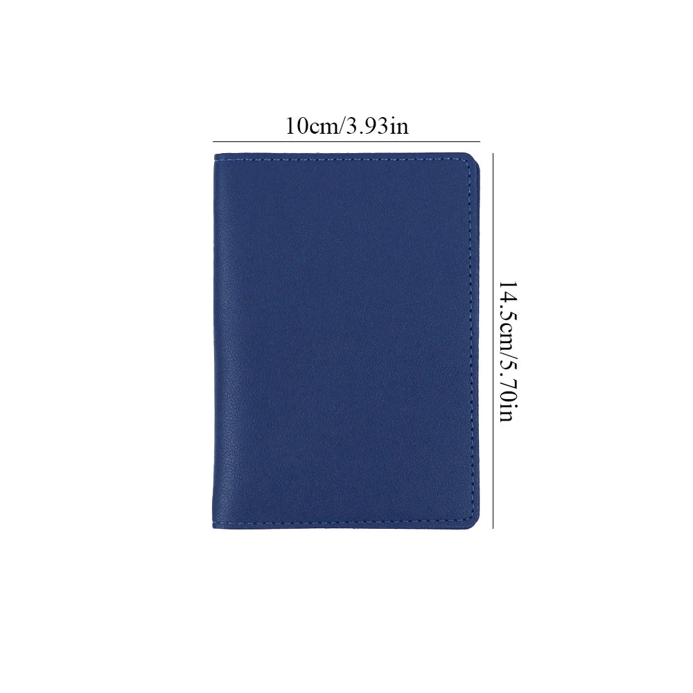 Customized Name PU Leather Passport Protection Case with Multiple Functions and Multiple Card Slots - Leather Passport Bag