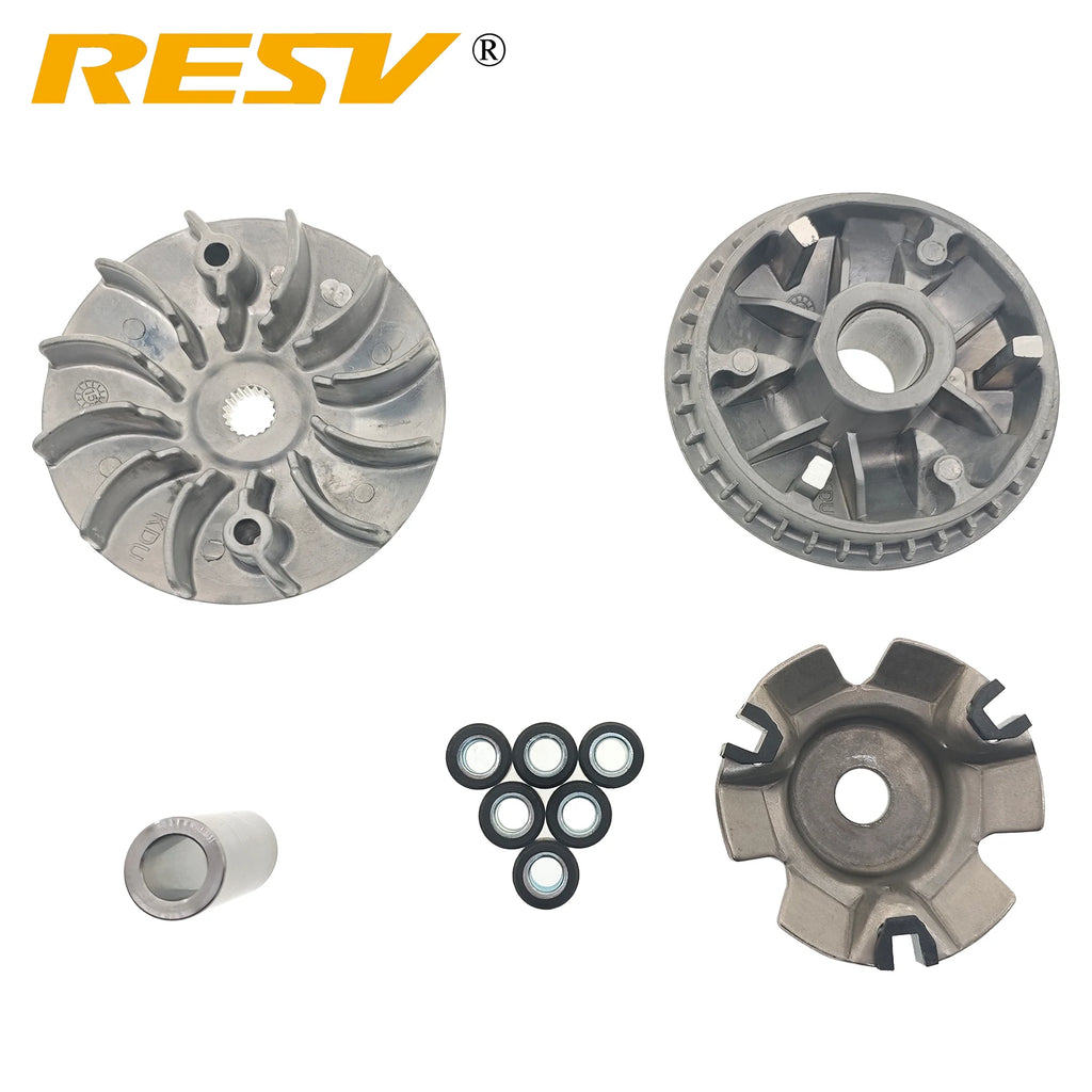 RESV for GY6 125cc 150cc 152QMI 157QMJ 4-stroke Variator Drive Face Pulley Assy.