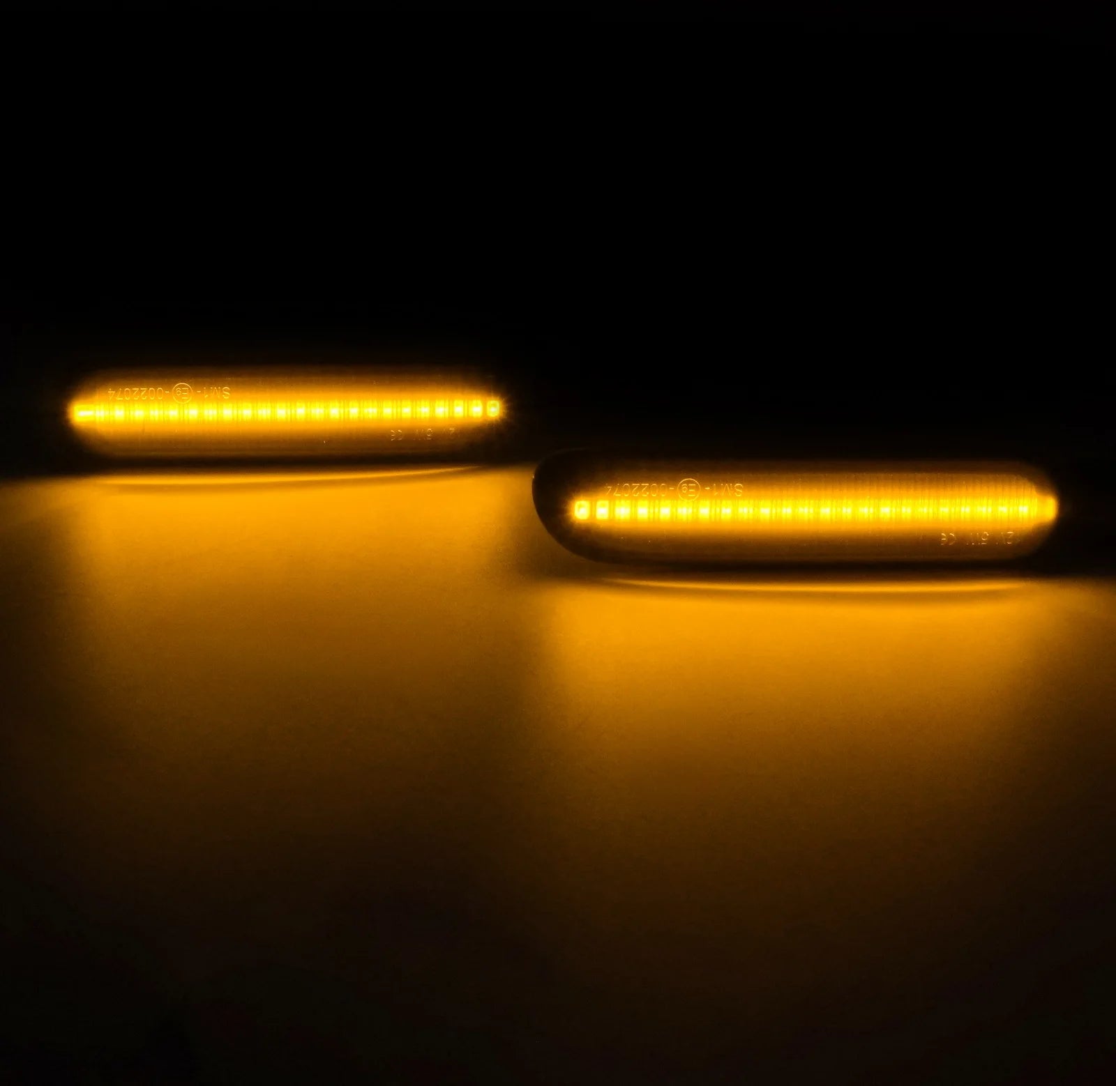 2x LED Side Marker Indicator Repeater Turn Signal Light Lamps For BMW 3 Series E46 Estate Coupe HB