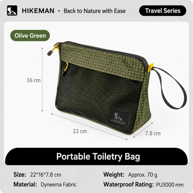 Ultralight Dyneema Waterproof Dry Bag UHMWPE Toiletries Makeup Storage Pouch Camping Hiking Beach Swimming Bushcraft Travel Gear