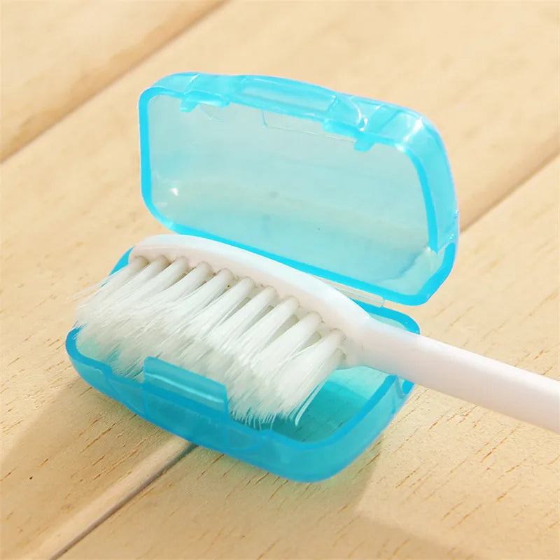 YS00269(1)-Household & Travel Toothbrush Storage Clip - Dustproof Protective Cap, Head Cover & Storage Case