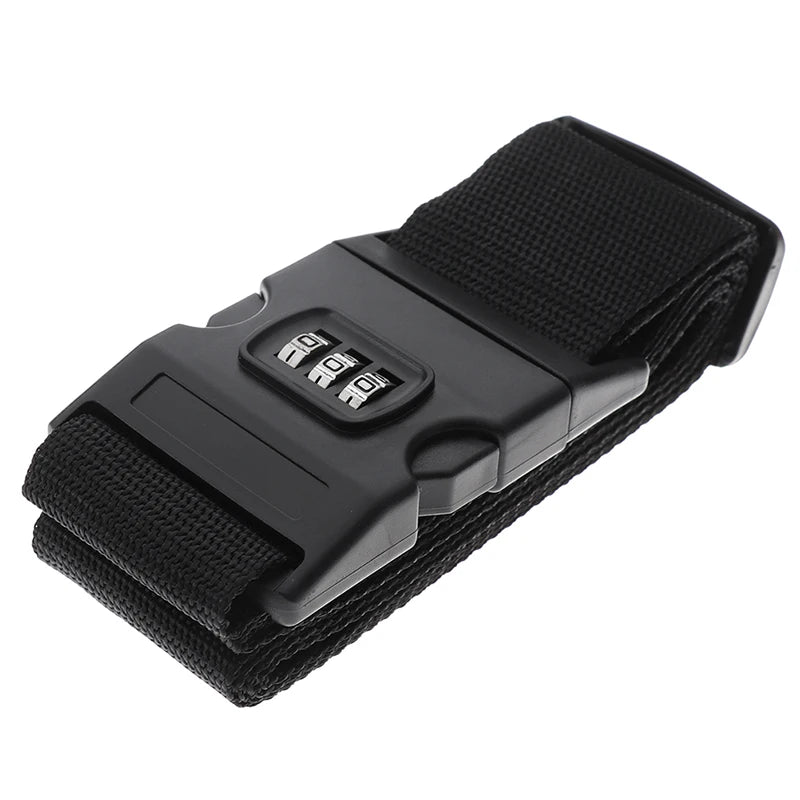 1Pcs Nylon Luggage Strap Adjustable Travel Suitcase Buckle Strap Baggage Belt Travel Accessorises Suitcase Packing Seat Belt