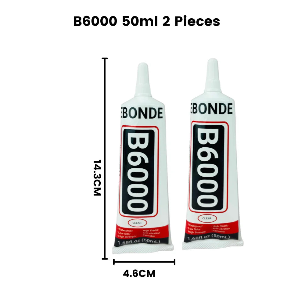 15/50/110ML B6000 Strong Glue Telephone Mobile Phone Touch Screen Adhesive DIY Repair Diamond Jewelry Glass Office Supplies