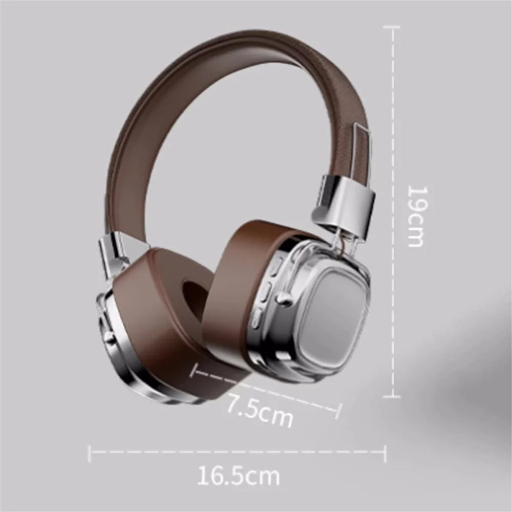 2025 New 5.3 Foldable Wireless Bluetooth Headsets Headset Gamer Choice Retro Over Ear Headphones DJ Stereo Sounds Bluetooth