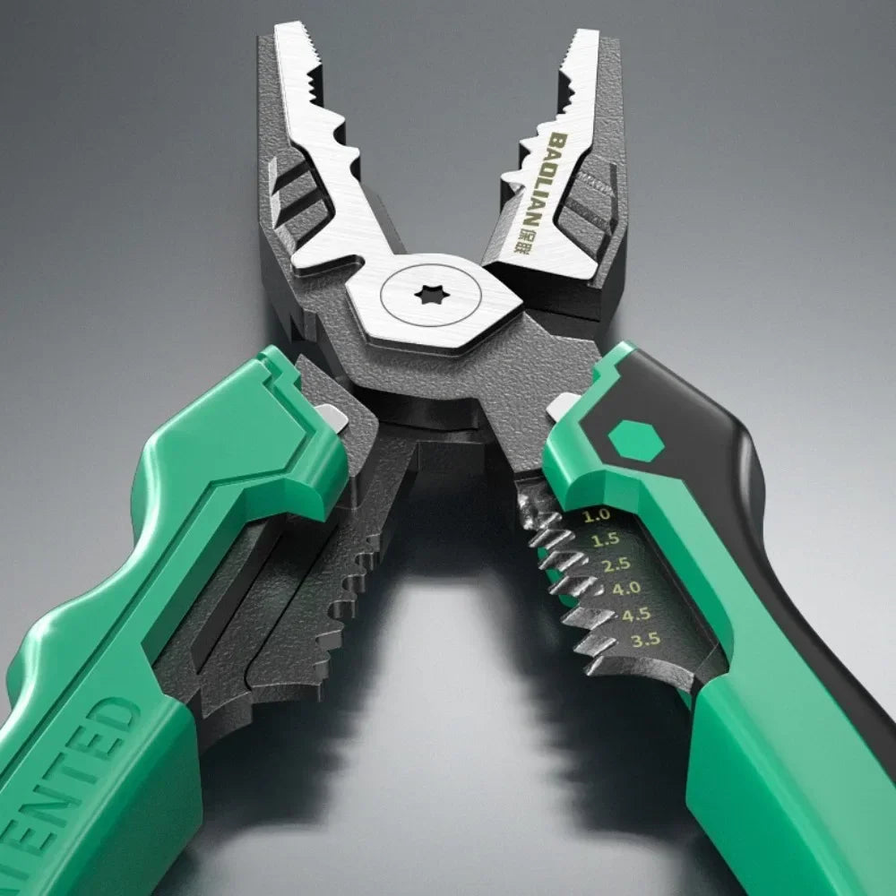 Professional Multifunctional Diagonal Pliers Needle Nose Universal Wire Cutters - Essential Hardware Tools for Electricians