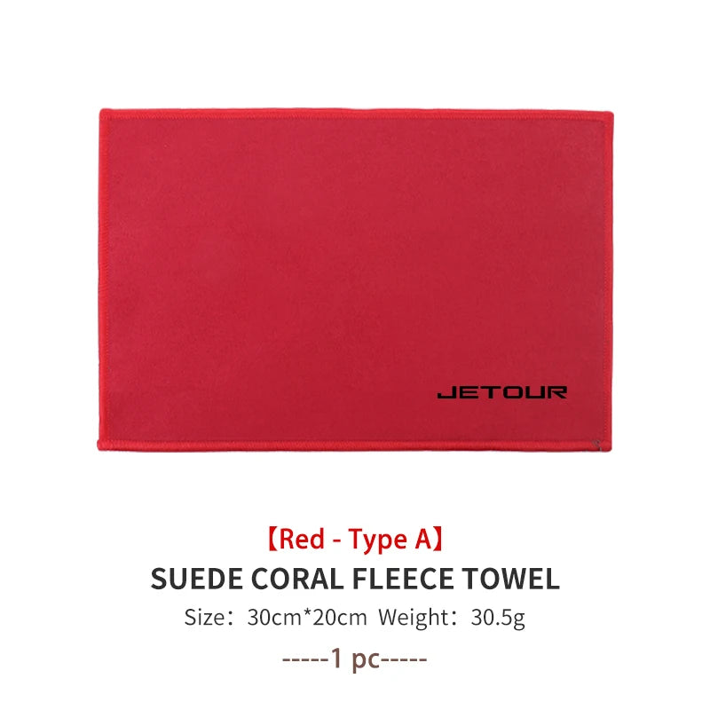 For Jetour Car Washing Towel Cleaning Cloth Quick Drying Windows Wiping Rags X70 Traveler‌ C-DM Dashing‌ X90 Shanhai X50‌ G700‌