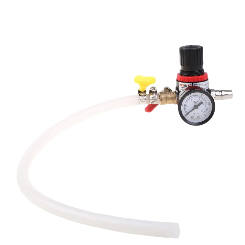 Auto Coolant Water Tank Leakage Detector Universal Pressure Tester Gauge Car Cooling System Tester Radiator Durable M4YD