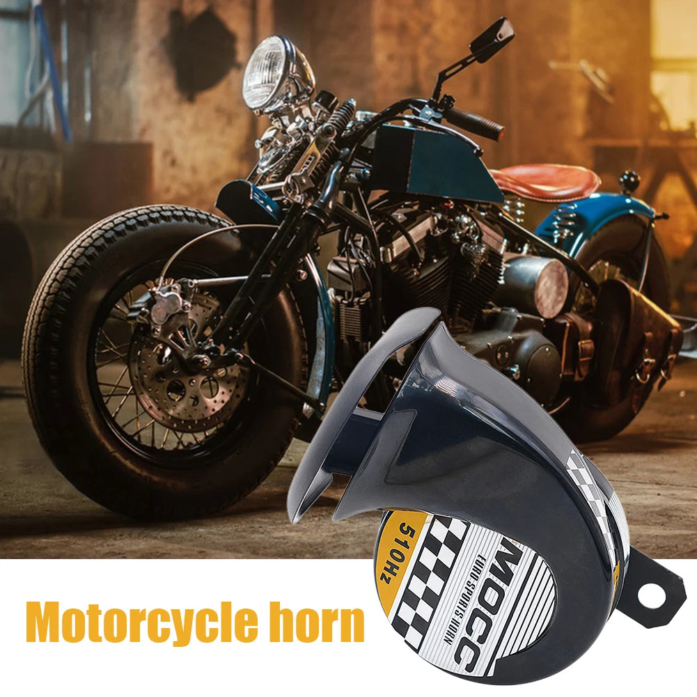 130dB Super Loud Train Horn For 12V Car Truck Motorcycle Electric Snail Air Horn Loudspeaker 510hz Car Speaker Sound Signal Horn