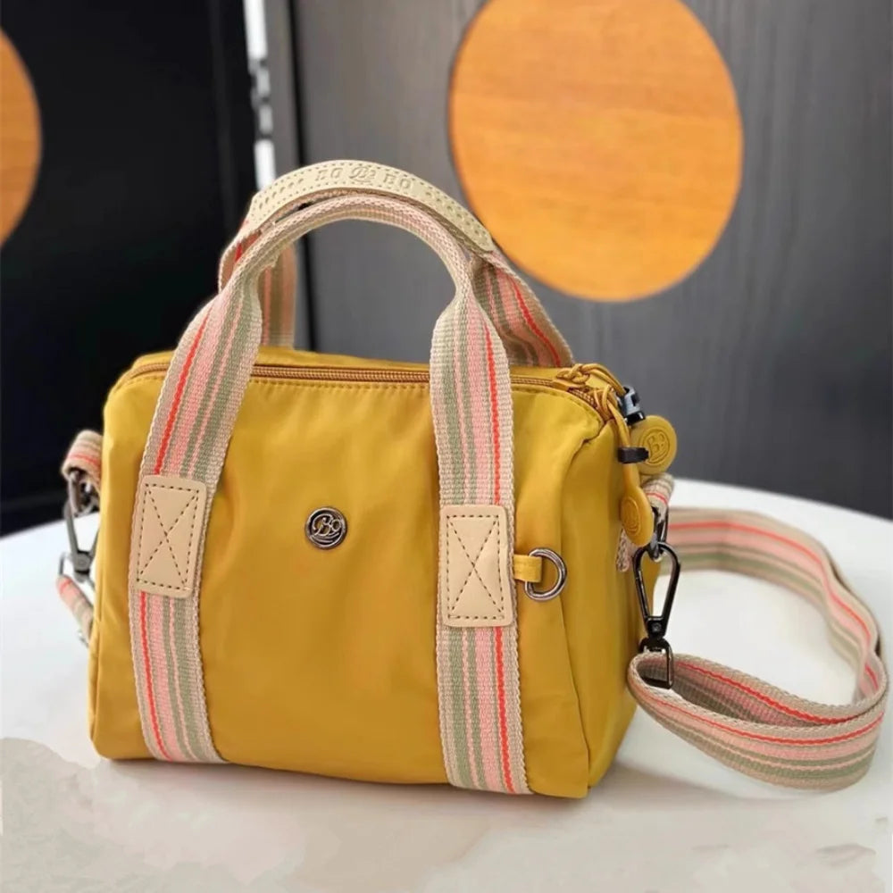 Women's Fashion Crossbody Bag, Nylon Material Small Handbag Fabric Bag, Large Capacity Messenger Bag.