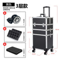 Professional Manicure Suitcases Travel Multilayer Large Capacity Makeup Valises Aluminium Luggage Trolley Tool Box Customized